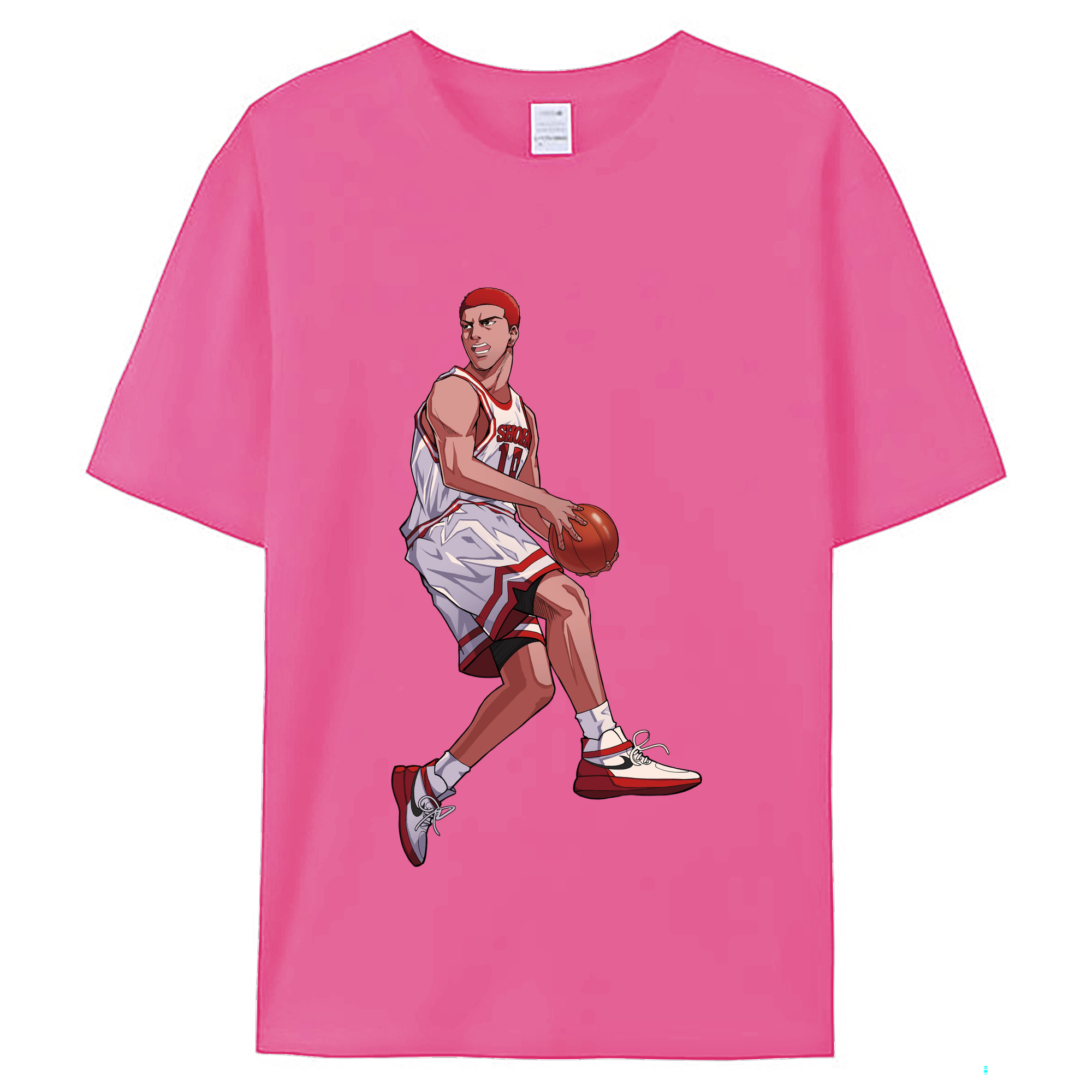 （画像用） SLAM DUNK／スラムダンク レディースカジュアルプリントTシャツ（綿100％）